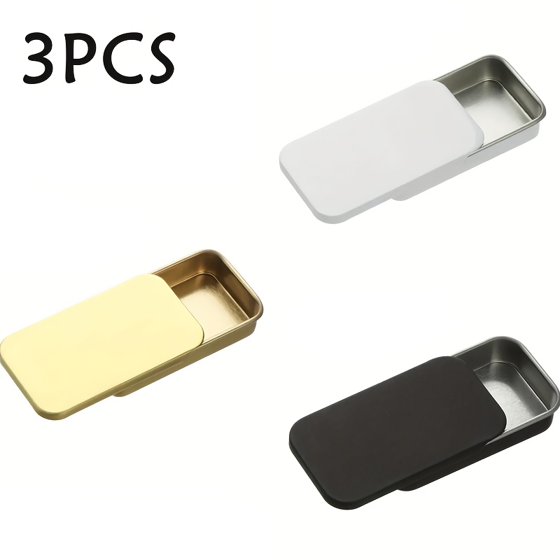 Mini Metal Slide Box for Storage, Portable Design